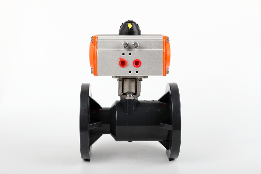 博爱气动法兰一体球阀